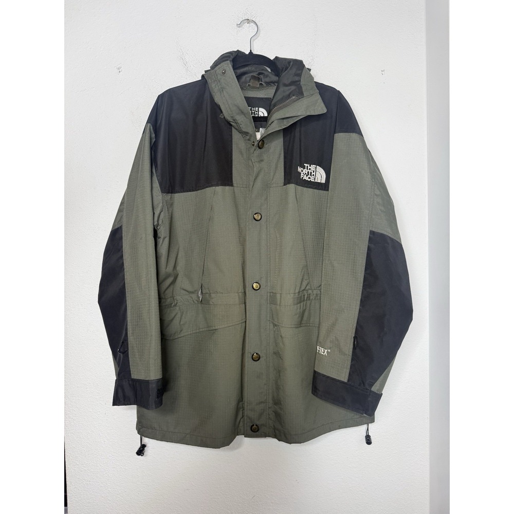 Vintage North Face Gore Tex mountain jacket Olive And Black Size XL
